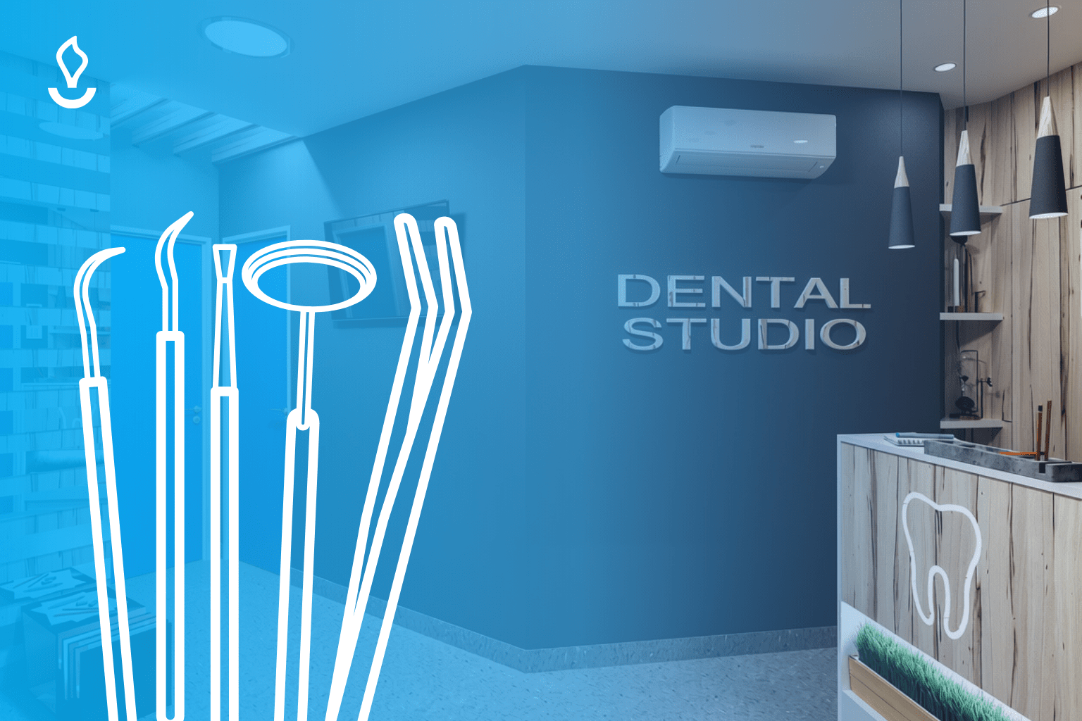 Is your neighbor paying less for dental supplies | Torch Dental Dental office with dental supplies and a blue overlay